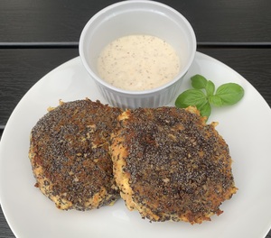 Tunbøffer med gulerod og birkes