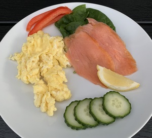 Scrambled eggs med citron 