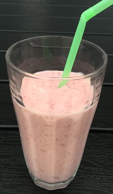 Jordbær-banan smoothie