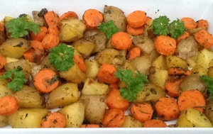 Kartoffelfad m/gulerødder
