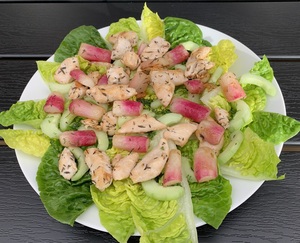 Hjertesalat med kylling og radiser