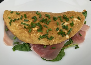 Omelet med gurkemeje