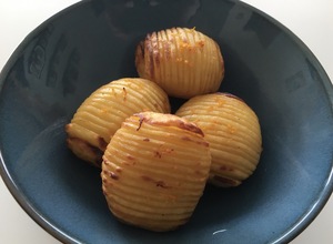 Appelsinglaserede kartofler