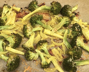 Ovnbagt broccoli med parmesan