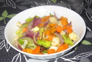 Salaten passer godt til alle former for kødretter