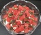 Hytteostdessert med vandmelon og græskarkerner