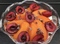 Hytteostdessert med abrikos og kirsebær
